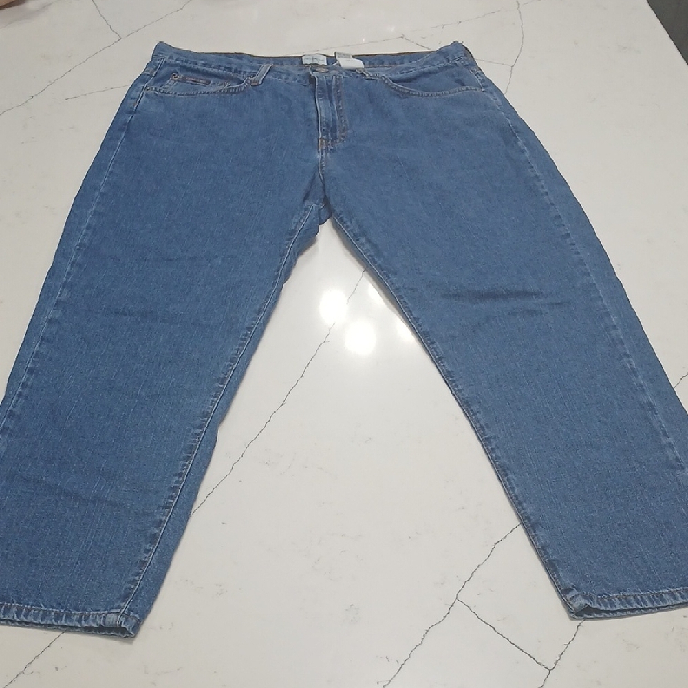 Y2k Classic Blue Women's Jeans, By Calvin Klein, Sz 11, Pre-owned, Good Cond.